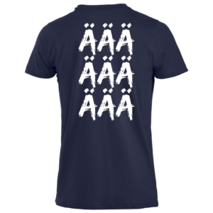 Miesten Premium T-paita ÄÄÄÄ (Anmiina)