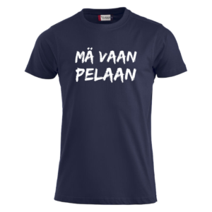 Miesten Premium T-paita Mä Vaan Pelaan (Anmiina)