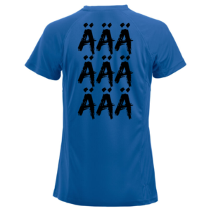 Naisten Premium T-paita ÄÄÄ (Anmiina)